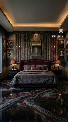 crazy american horror story fan theme epoxy floor home decor