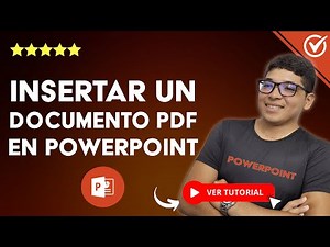 Cómo INSERTAR UN DOCUMENTO PDF en PowerPoint | 📄​ Tutorial paso a paso 🖥️​