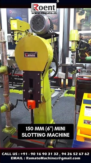 ⚙️ Mini Keyway Slotting Machine | Keyway Cutter | Small Slotting Machine for Workshop | Manufacturer