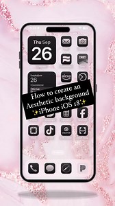 How to create an aesthetically pleasing background using the new iPhone iOS 18  #phonehacks #phonehack #iphonelover #aestetics #phonebackground #screensaver #ios18 | Trinette Leigh Co. | Facebook