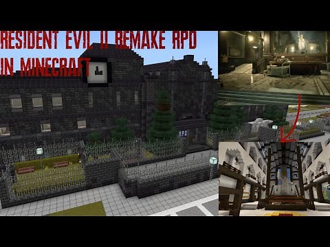 Resident Evil 2 RPD in Minecraft