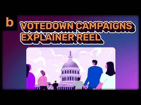 VoteDown Awareness and Action Campaigns - Explainer Showreel