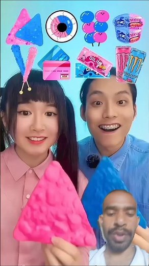 Random Blue vs Pink Chips Food Challenge 😋 | Funny Snack Challenge with Surprise Ending #BlueVsPink