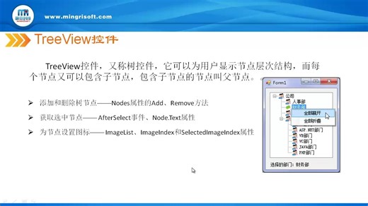 11.3 TreeView控件（树控件）