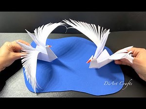 Super Easy Origami Swan for Kids | Fun Paper Folding Tutorial