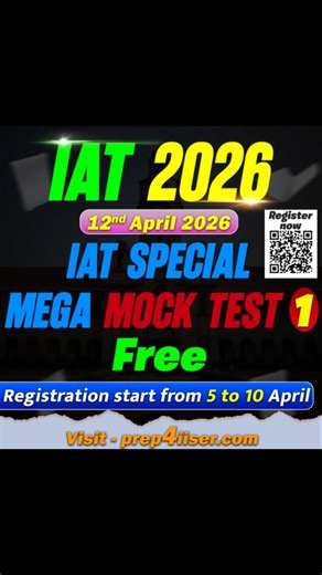 IAT Special Mega Mock test 1 #iat2026