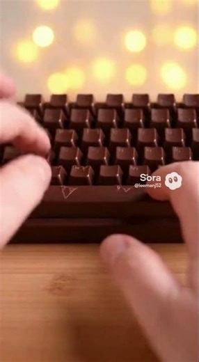 ASMR Chocolate Keyboard Taping