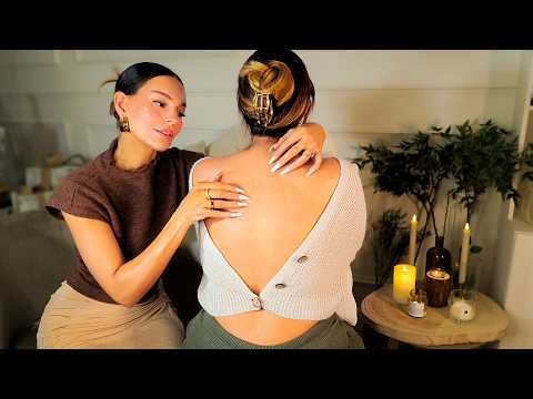 Gentle Back Tickle ASMR 🥹 Real Person Dreamy Back Tracing & Soft Touch With Layla 🌙