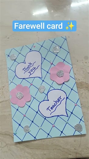 DIY farewell card✨
