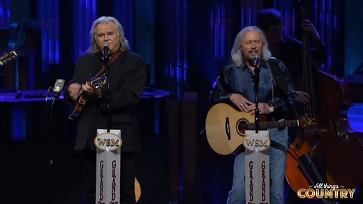Ricky Skaggs & Barry Gibb - When The Roses Bloom Again | All Things Country