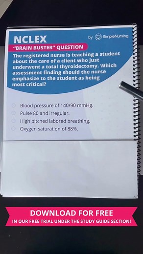 NCLEX Brain Buster Question Breakdown