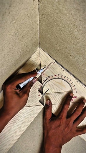how to lock wood corners accurately #woodworking #wood #wooddesigner #diy