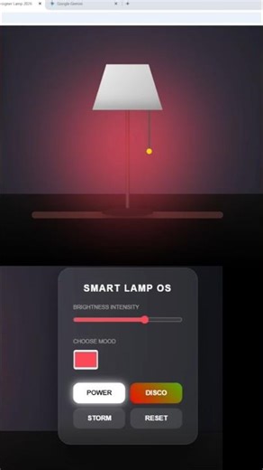 Amazing 💡Lamp On/Of Using HTML CSS JavaScript #shorts #coding #viralvideo