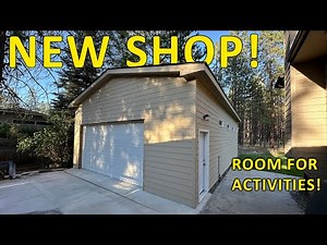 I Built a New Shop!!