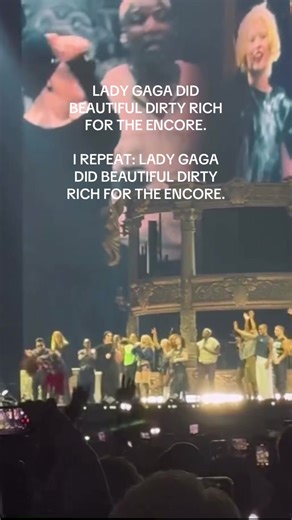 Lady Gaga Performs Beautiful Dirty Rich at Encore