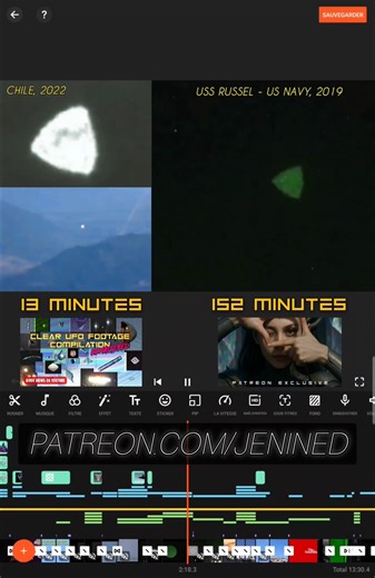 Clear UFO Footage Compilation Remastered