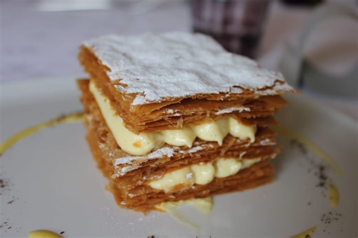 Mil hojas, un postre inconfundible donde la técnica lo es todo