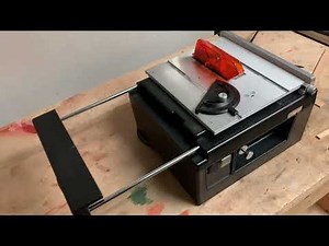 Trying out my Microlux table saw