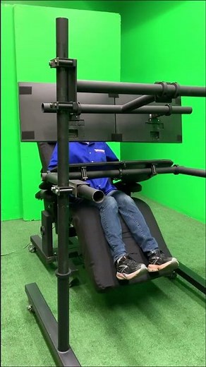 Economy Workstation with Zero Gravity Chair 1