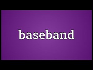 Baseband Meaning