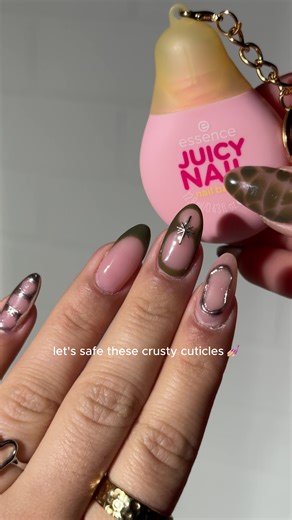 lazy nail days but make them juicy 💅🍑 the essence Juicy Nail Balm keeps nails soft smooth and cared for every day with an easy feel we love.✨🫶 would you keep it on your desk or in your bag? #essencecosmetics #essence #nailcare #selfcaremoment #beauty