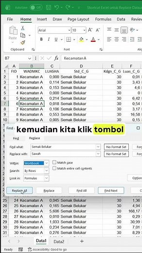 Excel Shortcut to Replace Data #computertutorial #excel #exceltutorial #exceltips #exceltricks