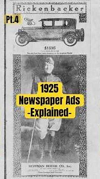 1925 Ads: Car Luxury, Bravery, and Bankruptcy #1920s #newspaper #vintageads