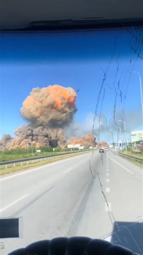 22K views · 44 reactions | A terrible explosion happened at a gas station  (check in the first comment) | Charlie Clips | Facebook