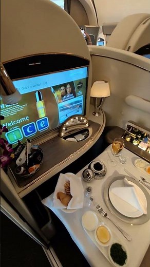 EK's First Class cabin 🇦🇪✈️