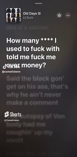 Lil Durk- Old Days #fyp #lyrics
