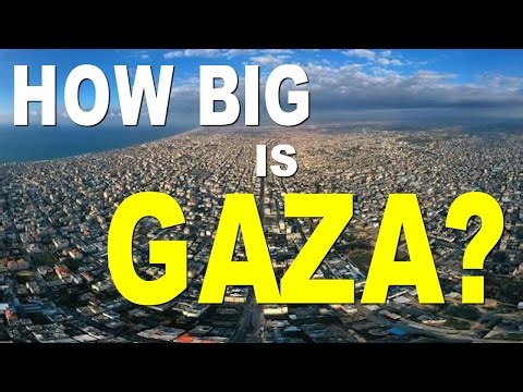 How Big is Gaza? Let's take a closer look....