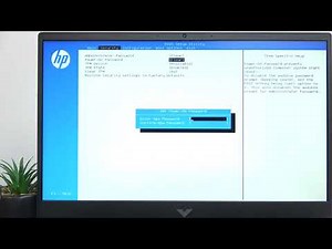 HP Victus Gaming 16 - Set Power On Password in BIOS | Data Protection