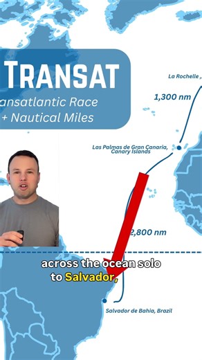 New Mini Transat route for 2027! #minitransat #oceanracing #offshore #sailing #adventure #boatbuild