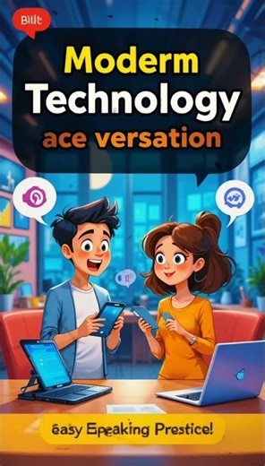 Modern Technology Conversation | English Speaking Practice #english #technology
