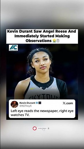 KD Roasts Angel Reese's Eyes 👀😭#kevindurant #shorts