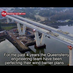 204K views · 185 reactions | Wind ➕ Forth Road Bridge equals ❌ Wind ➕ the new Queensferry Crossing in Scotland equals ✅ | The One Show | Facebook