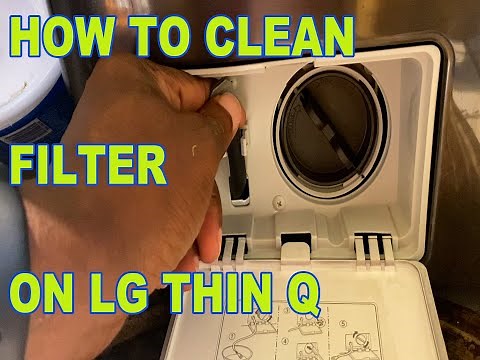How to clean filter on LG ThinQ