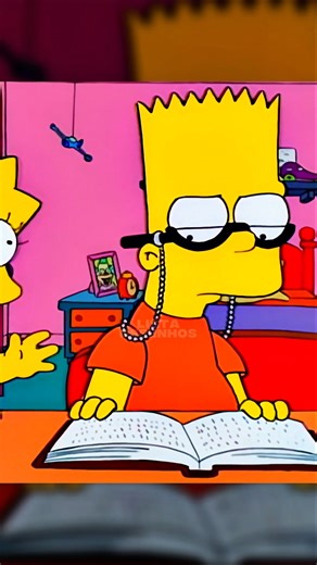 BART FINALMENTE COMEÇOU A SE DEDICAR NOS ESTUDOS!? #simpsons #shorts