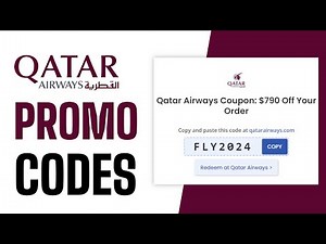 Qatar Airways Promo Codes - TOP 3 Qatar Airways Coupons 2025