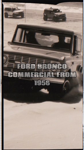 Vintage Ford Bronco commercial from way back in 1956!! Wait, that doesn’t sound right.. 🤔 #ford #bronco #fordbronco #newbronco #vintage | Wild Horses 4x4