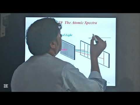 MDCAT Class Lecture#1 Chapter#19 The Atomic Spectra