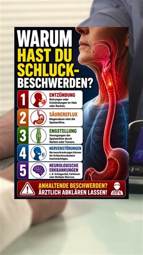 😮 WUSSTEST DU? WARUM HAST DU SCHLUCKBESCHWERDEN?