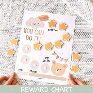 To Do List for Kids Reward Chart Toddler Chore Chart for Kids Goal Sticker