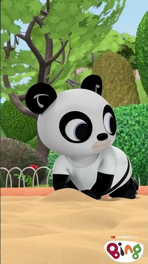 Pando and Bing are digging in the park! | #Shorts | Bing Shorts