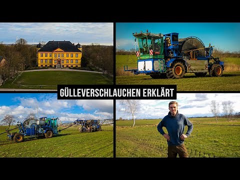 Gülleverschlauchen auf dem Gut Hohen Luckow || Interview || Agrometer || John Deere || Slurry || 4K