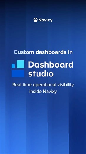 Custom dashoboards via Dashboard Studio in Navixy