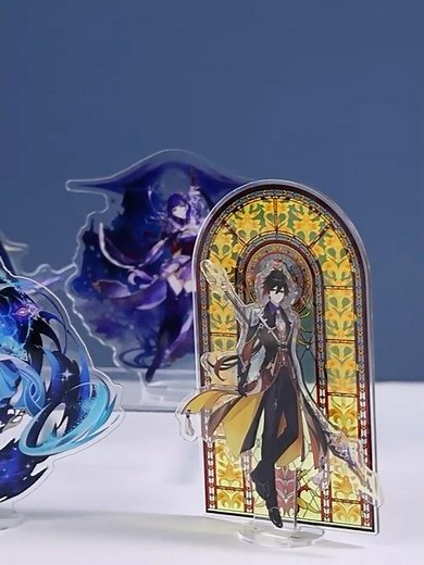 How to assemble an acrylic standee ？ #acrylic #diy #anime #acrylic standee