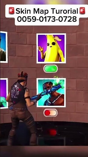 Best free skin map in fortnite 🤩