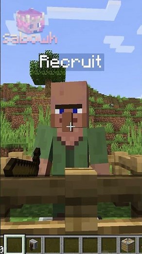 OBTIENS UNE ARMÉE SUR MINECRAFT (mod villager recruits) - MINECRAFT SHORT