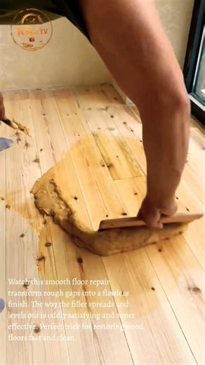 This Floor Fix Looks So Satisfying… Wait for It!